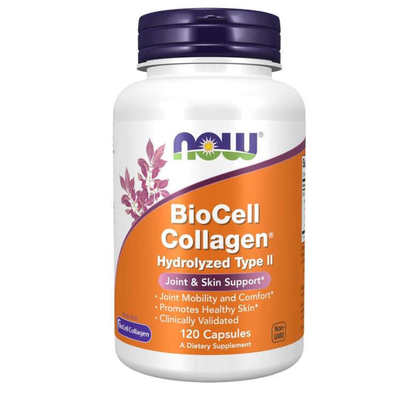 美国NOW 成人关节保健BioCell 胶原蛋白Collagen 水解Clinically