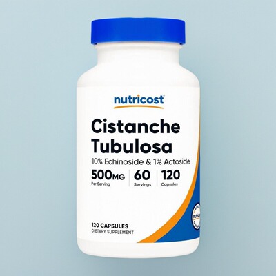 美国Nutricost 肉苁蓉胶囊Cistanche Tubulosa 保健500mg 120粒