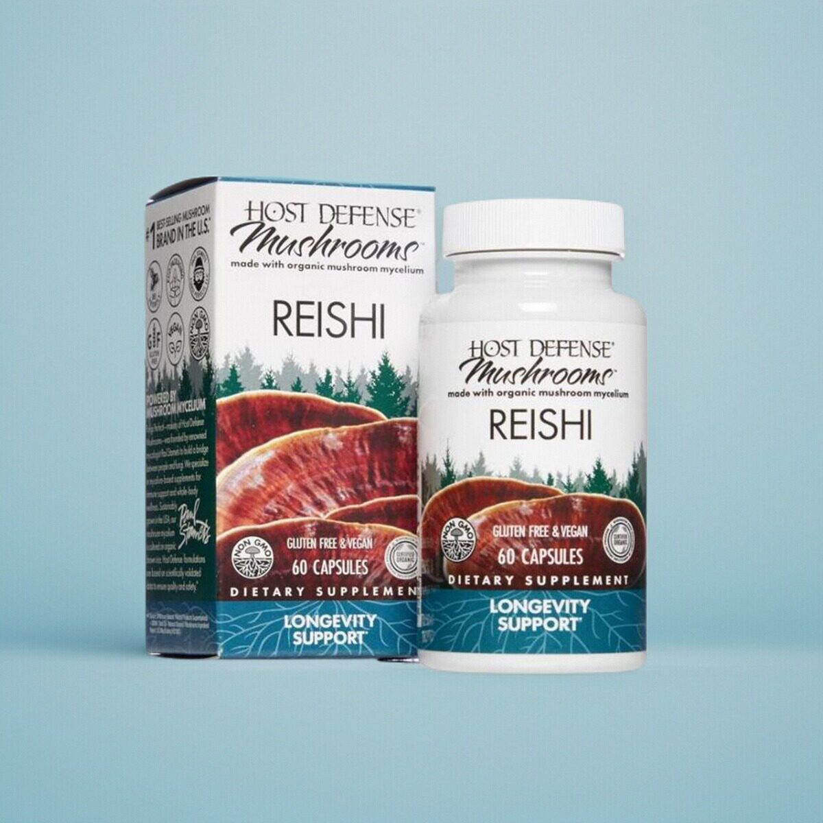 成人灵芝胶囊保健品免疫健康