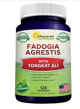 特惠美国ASquared Fadogia Tongkat Ali成人男士二合一植物提