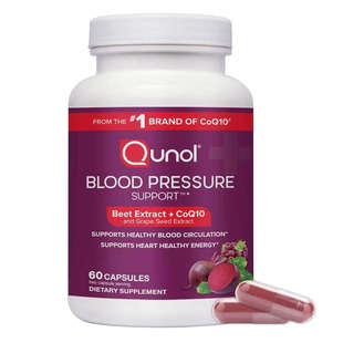 Qunol Blood Pressure Beets CoQ10 Grape Seed甜菜辅酶Q10葡萄籽