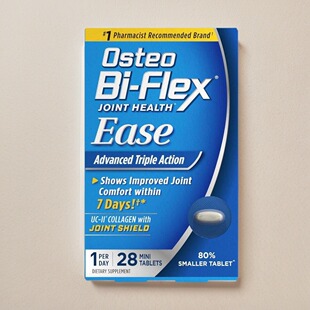 美国Osteo Bi-Flex Ease 含维生素D Joint关节保健含骨胶原28粒