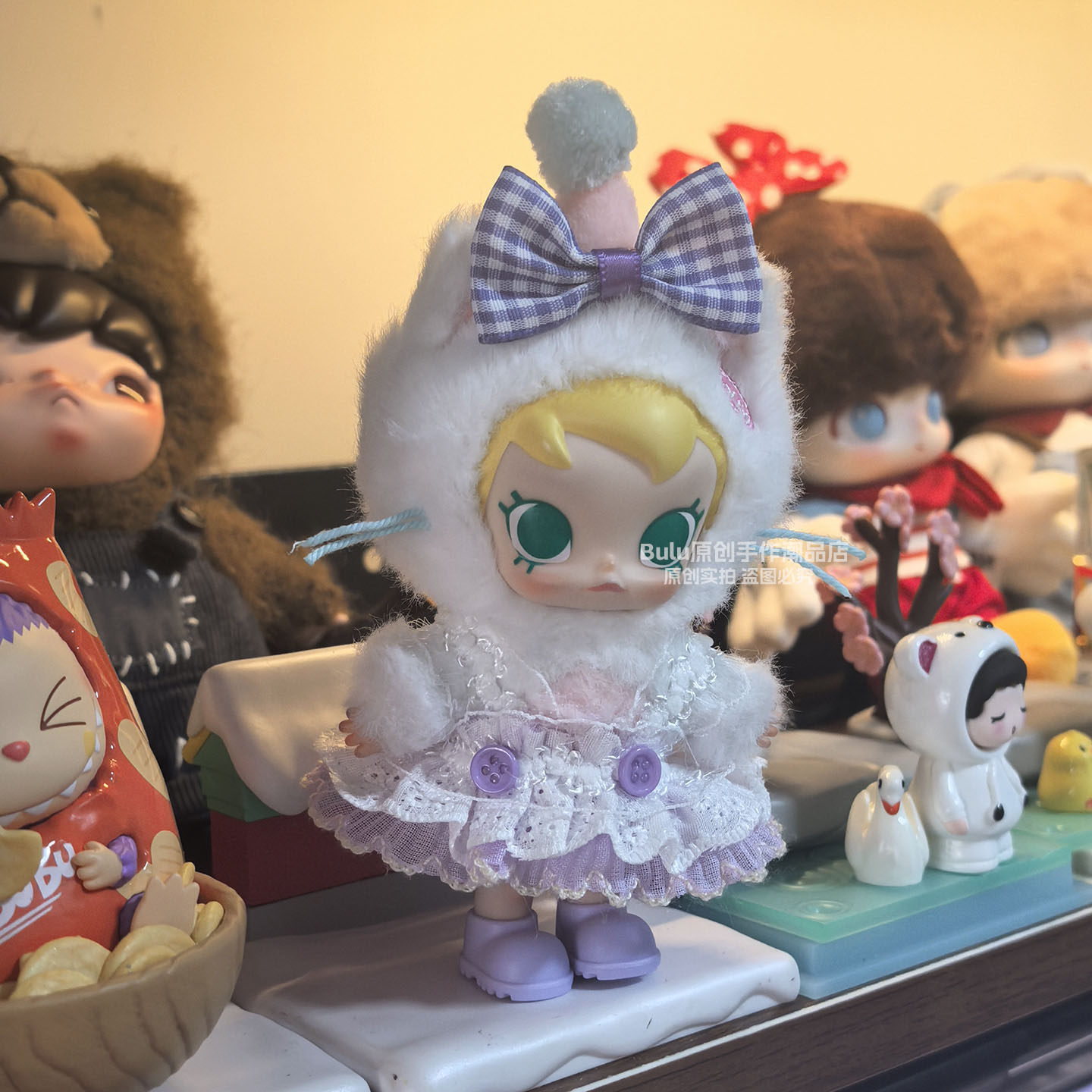 娃衣babymolly口袋朋友茉莉蕾丝花边小裙子着替精致换装紫色衣服,模玩/动漫/周边/娃圈三坑/桌游,潮玩娃衣,淘宝优惠券,粉丝福利购,淘宝优惠卷