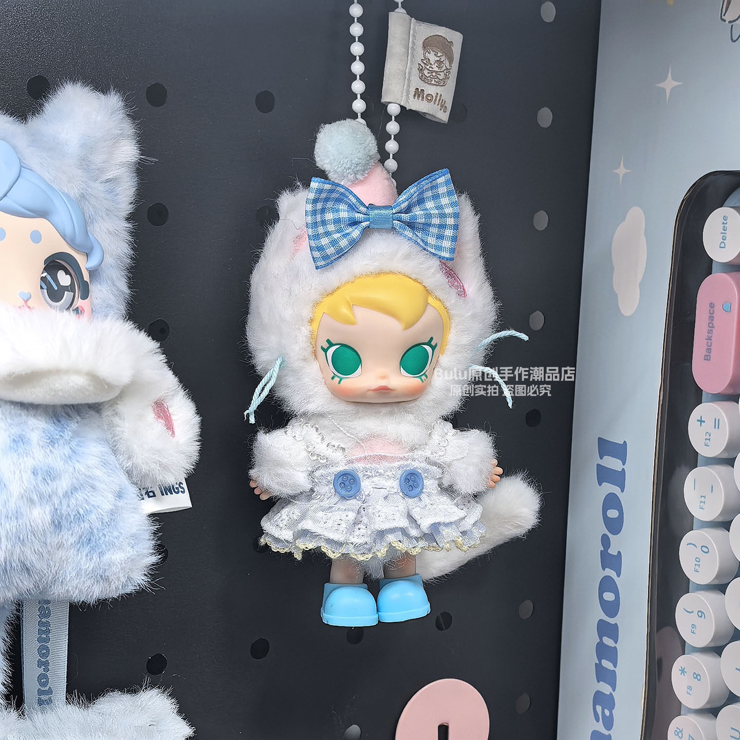 babyMolly娃衣蓝色三件套