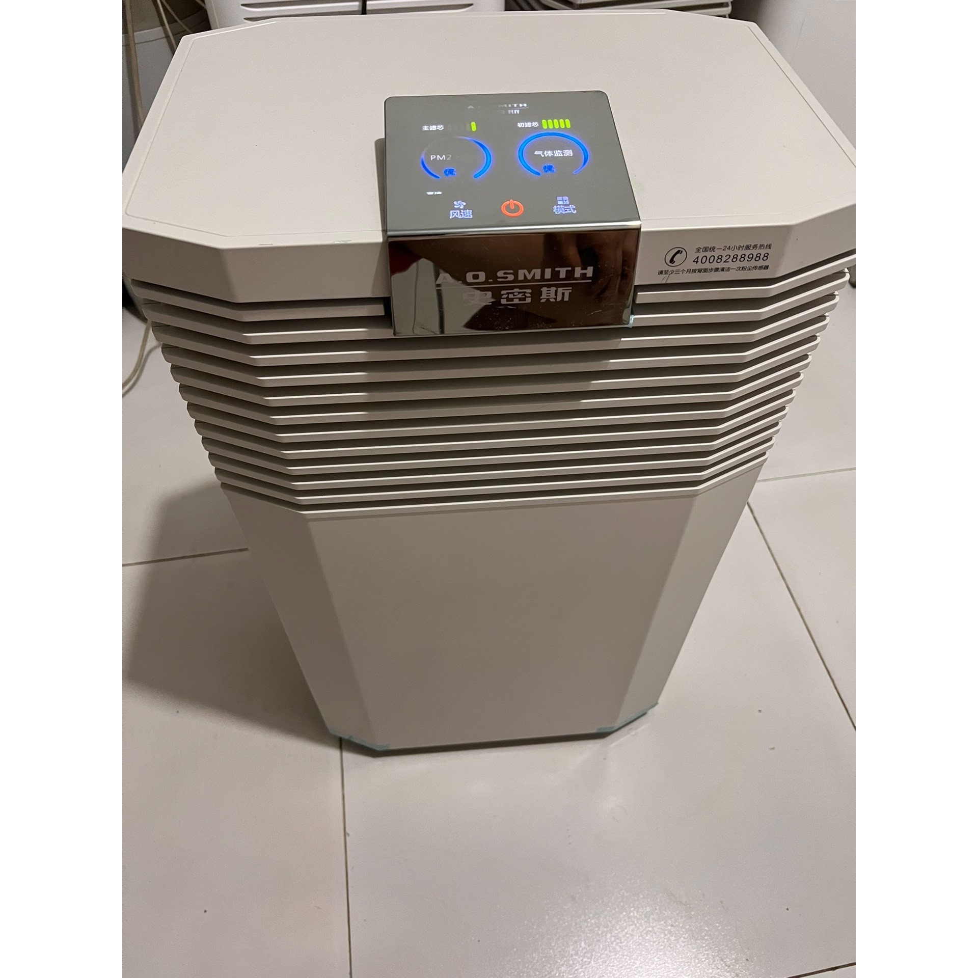 【议价产品】AO史密斯KJ-400a01空气净化器,触屏款,成色新,不讲询