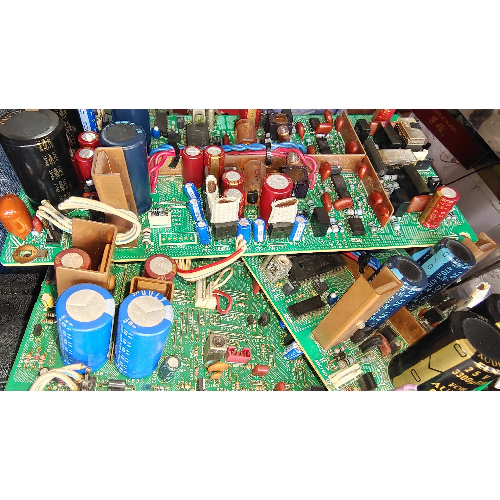 【议价产品】拆机elna金皇子电容 foraudio电容好红袍电容 化询