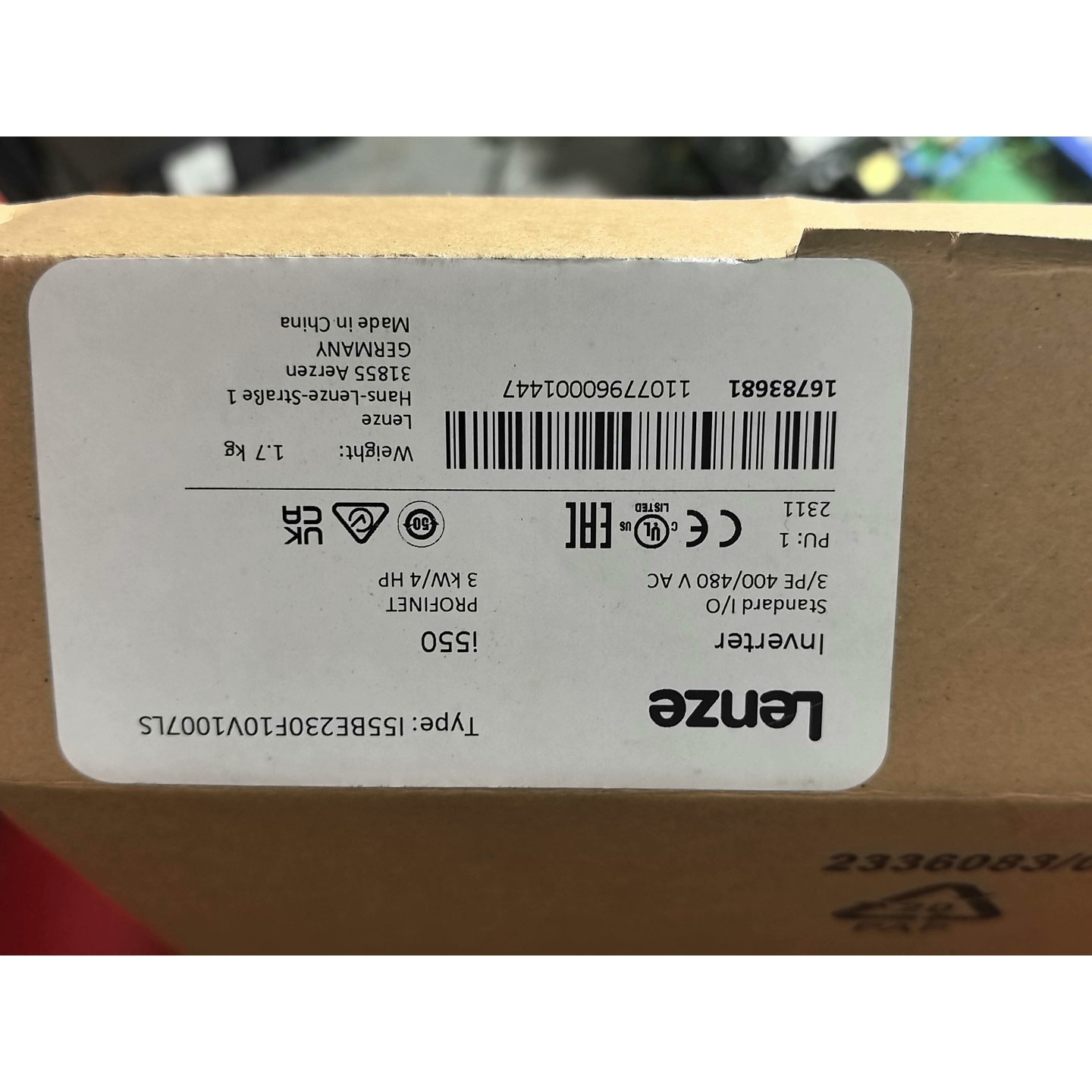 【议价产品】伦茨I550变频器  I55BE230    3KW/4KW(询价)(询价)