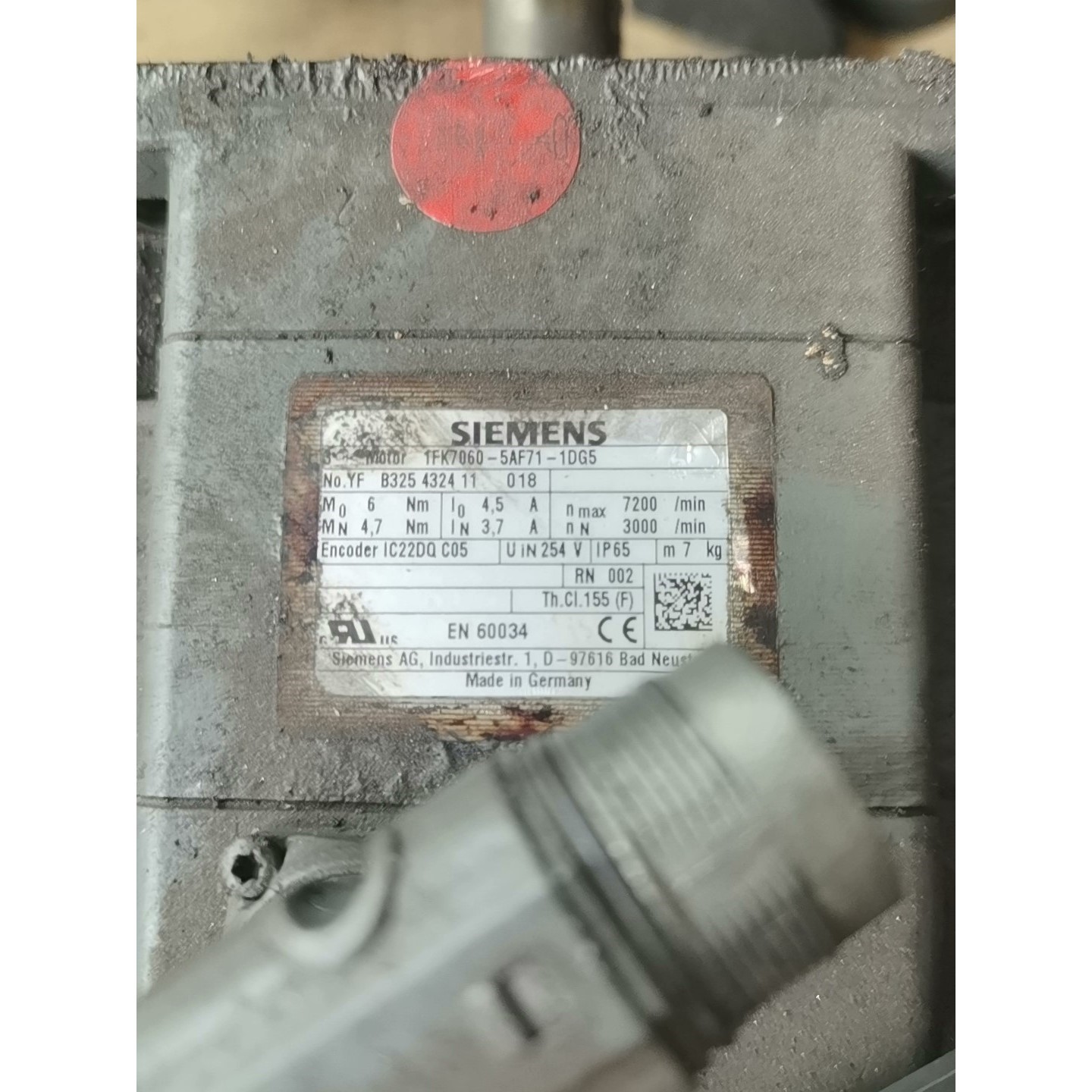 【议价产品】拆机西门子1FK7060-5AF71-1DG5电机,成色漂亮询价