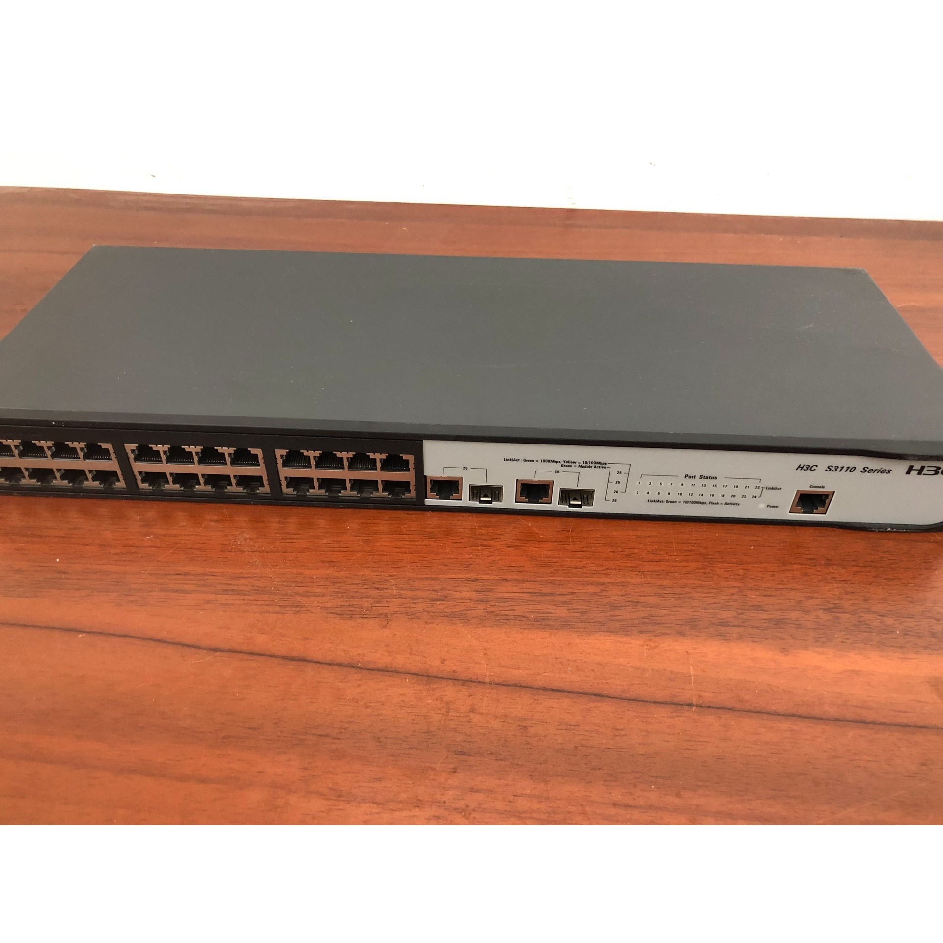 【议价产品】H3C S3110-26TP-SI 24口百兆交换机 成色如询价