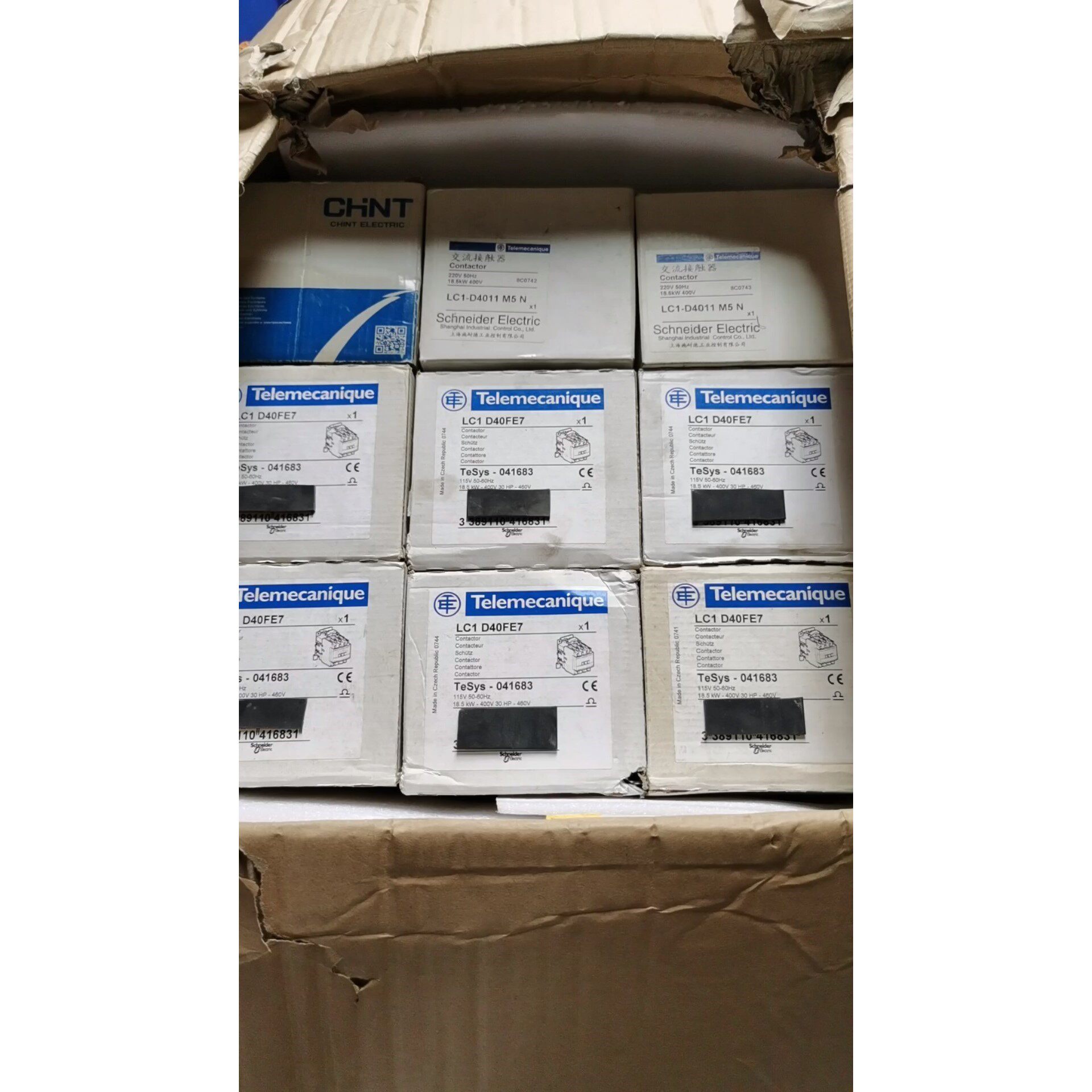 【议价产品】全新正品施耐德LC1-D4011M5 N 线圈电压220V-询价