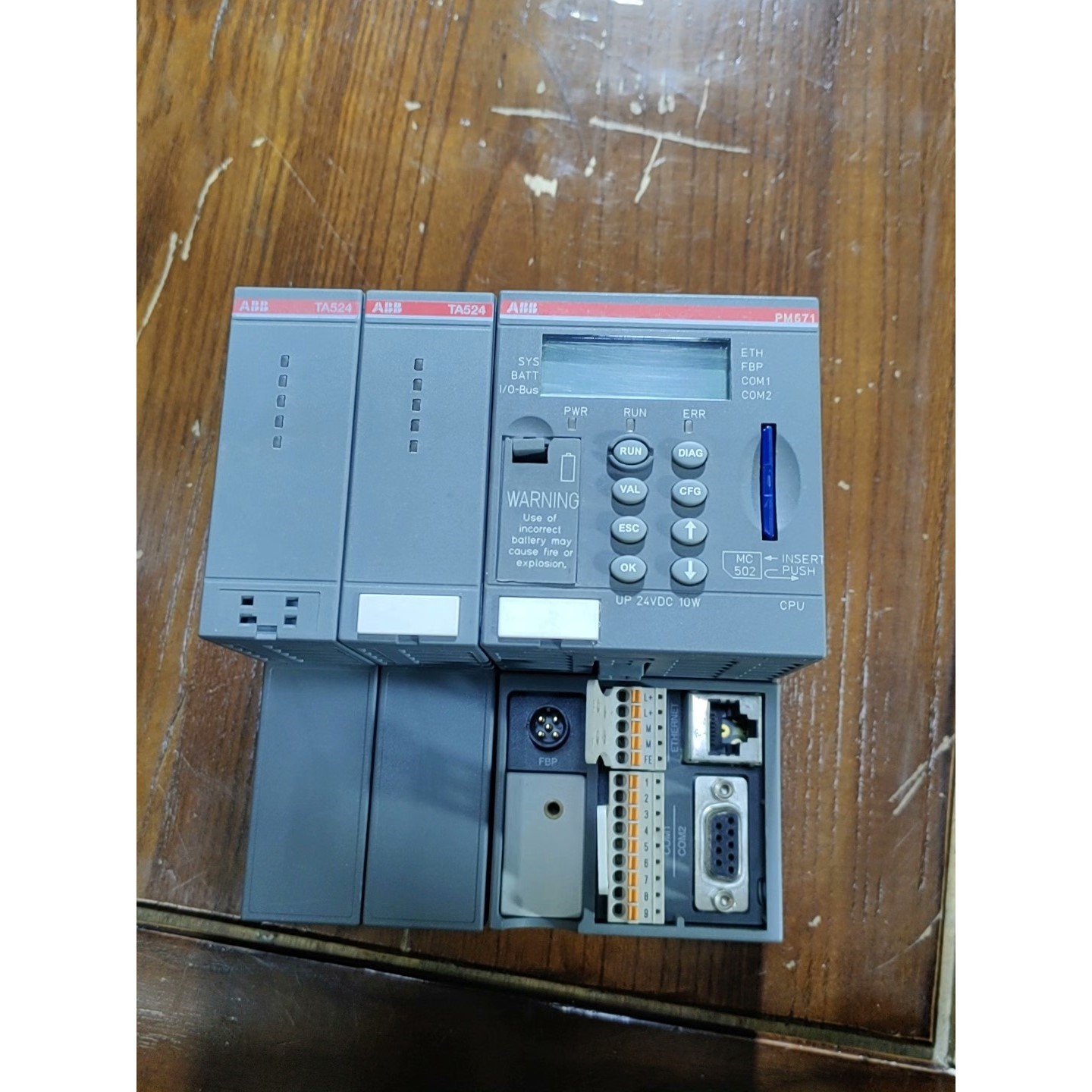 【议价产品】原装拆机ABBPLC   PM571-ETH A功能完好,实(询价)(询