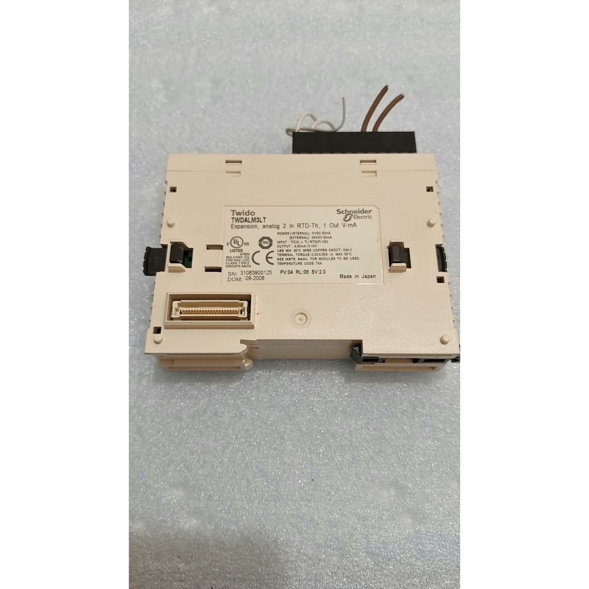 【议价产品】施耐德plc模块 TWDAlM3LT ,拆机包好,成色好询价