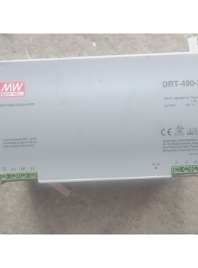 【议价产品】明纬PWS导轨开关电源DRT-480-24 24V 成色不错询价
