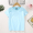 High end combed pure cotton sky blue