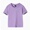 High end combed pure cotton light purple