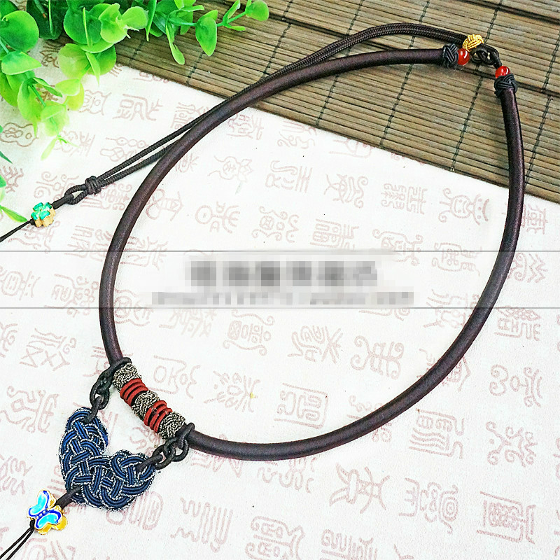 原创玉绳纯手编绳饰品绳项圈玉佩挂绳项链绳子玉坠挂绳吊坠挂绳