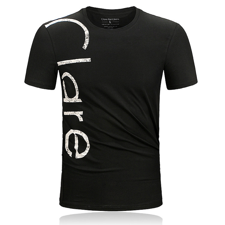 Europe station new pattern Western style Summer wear Lycra cotton Big T-shirt Short sleeved Foreign trade Luxury European goods 7317 blackin the Men's clothing, T-shirt  category - from Buy2taobao.com to provide professional Taobao agent buy service