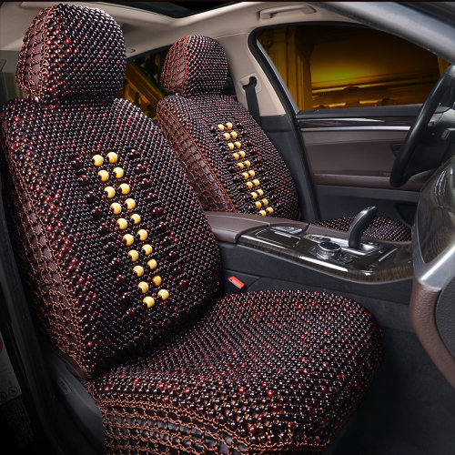 木珠汽车坐垫透气夏季