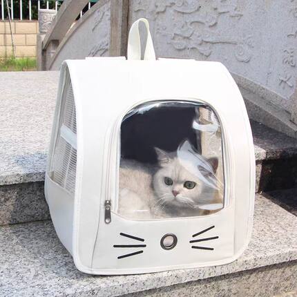 晨曦猫包便携外出宠物背包猫咪双肩书包大容量太空舱宠物猫咪用品