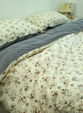 冬季加厚A全棉B牛奶绒被套单件150x200x230cm纯棉加绒1.5米被罩i.