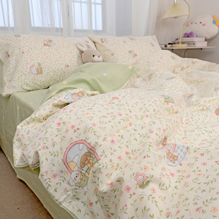 卡通单件被套180x220cm全棉纯棉单件被单被罩150x200cm 单人单独