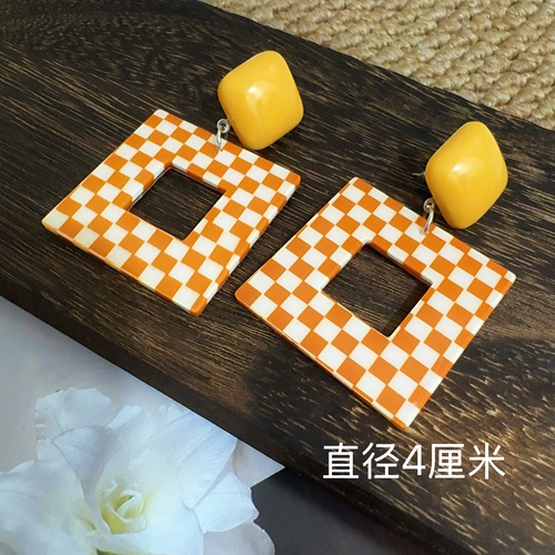 复古港风耳环女小众设计感高级轻奢气质耳钉耳夹无耳洞女