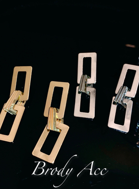 高级感大气链条今年新款耳环夏季款女长款气质欧美夸张网红耳坠