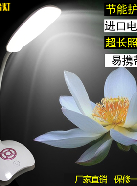 帝韵168台灯护眼书桌大学生保视力可折叠迷你led超亮卧室床头充电