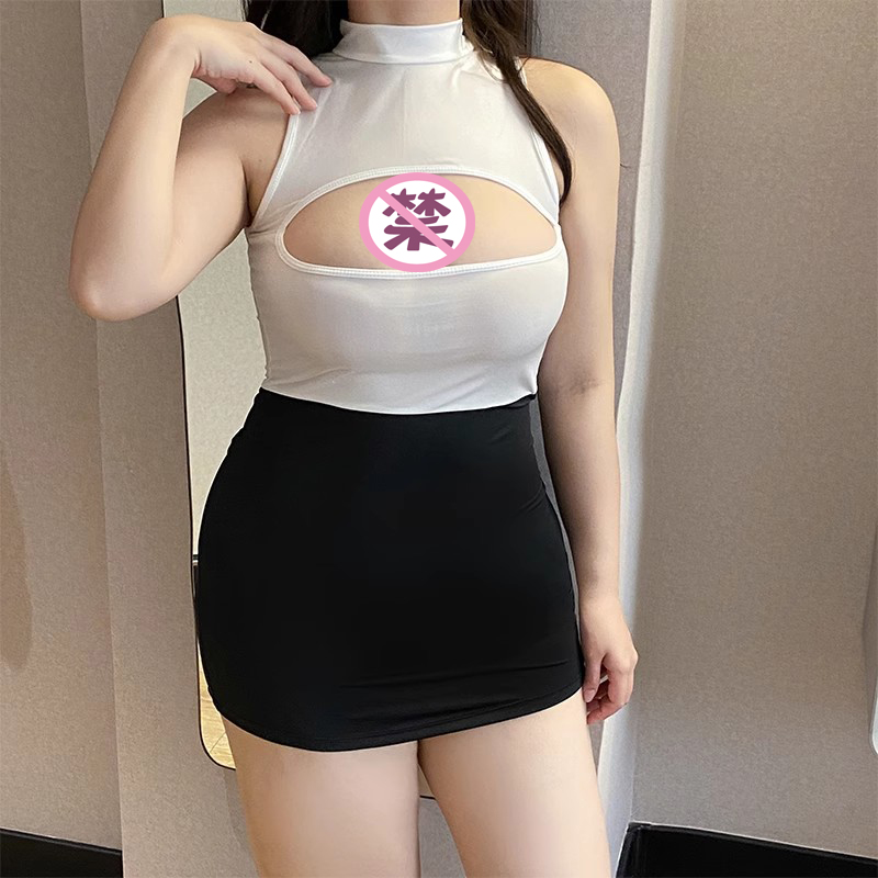 火辣qqny纯欲秘书包臀裙情趣暴露