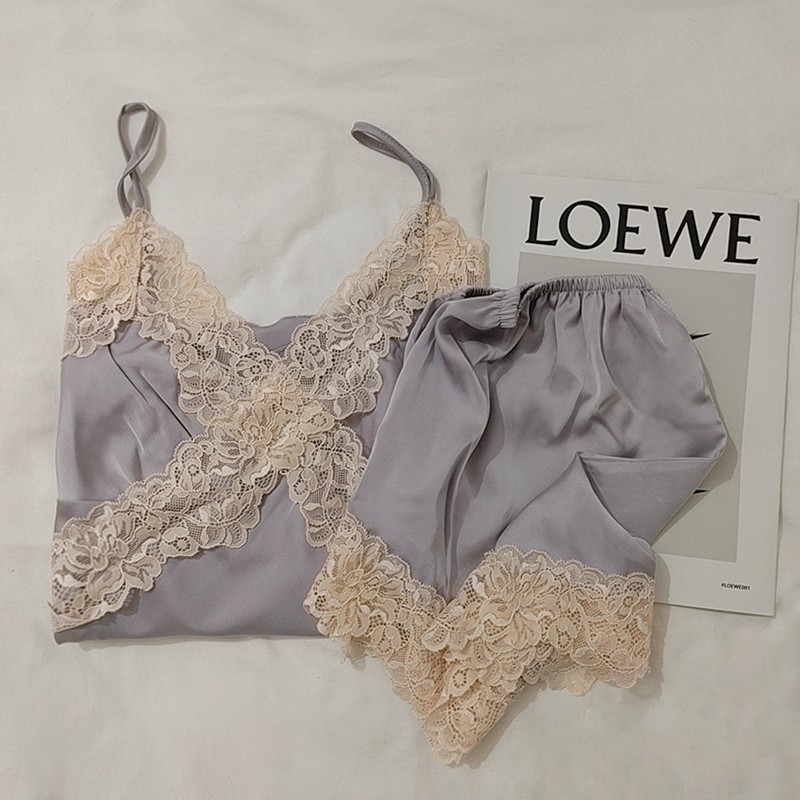 奥兰王妃睡衣性感夏季冰丝吊带