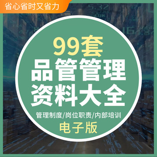 品管部培训资料企业公司品管部门组织架构主管员工岗位职责质量管