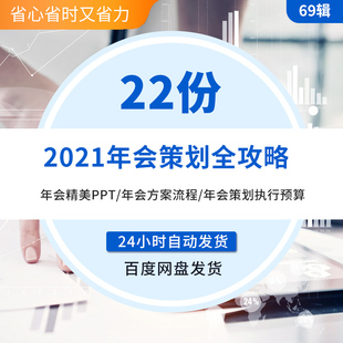 2021年会策划攻略执行预算技巧精美TTP领导致辞创意游戏主持技巧