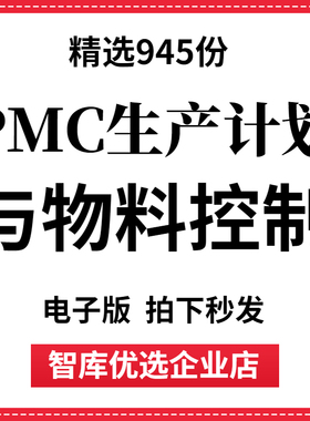 PMC生产计划与物料控制PPT生产运作管理培训课程仓库物料管理流程