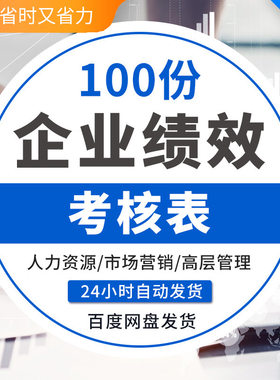 企业公司部门岗位360度考评多元化绩效考核kpi关键绩效指标考核表