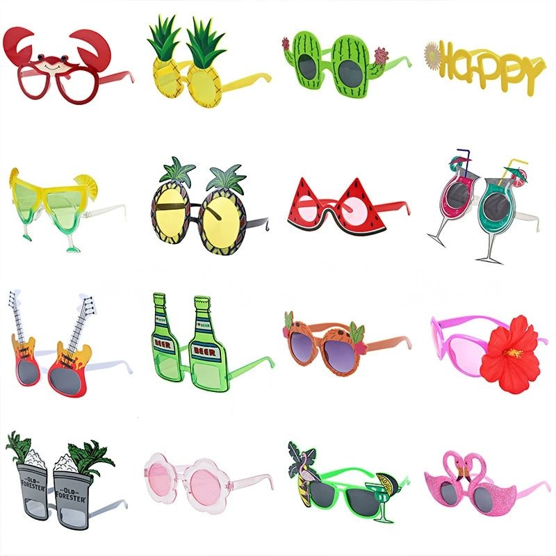 沙雕搞怪生日眼镜沙滩派对太阳镜