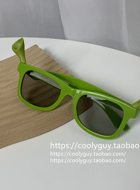 怪物史莱克生日搞怪卡通眼镜三眼仔可爱网红痞幼沙雕拍照直播道具