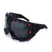 街头前卫先锋墨镜男女款 手工滴胶太阳镜小众亚比哥特嘻哈朋克眼镜