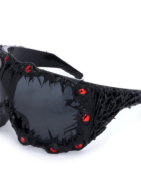 街头前卫先锋墨镜男女款嘻哈眼镜