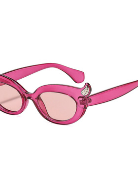 搞怪个性恶魔角猫眼太阳眼镜拍照