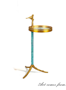 法式创意小茶几咖啡桌小边几阳台小茶桌休闲可移动沙发边几C2471