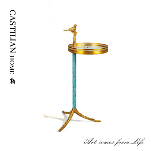 法式 创意小茶几咖啡桌小边几阳台小茶桌休闲可移动沙发边几C2471