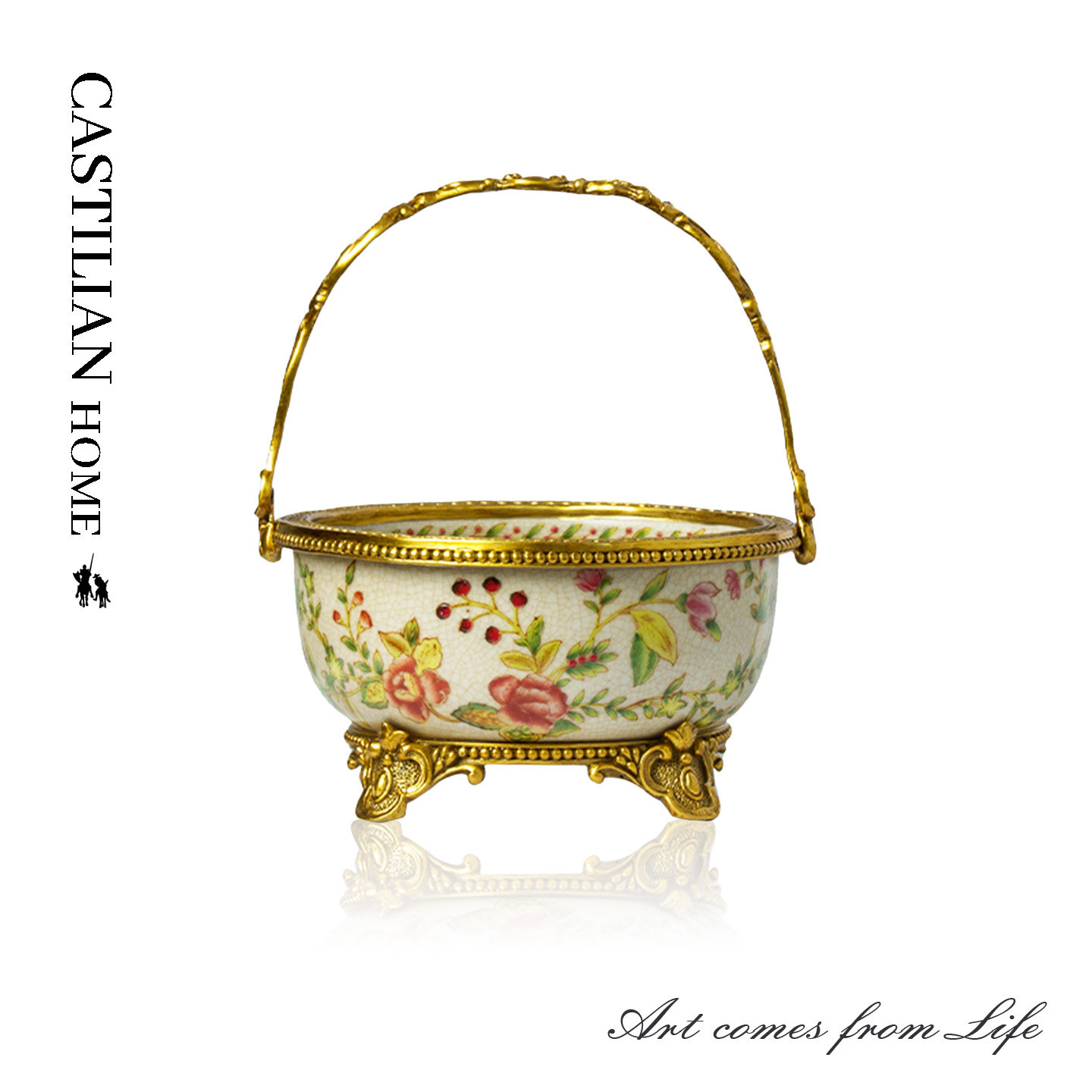 复古轻奢小果盘陶瓷小碗家用精致客厅茶几零食盘果篮摆件C6358,家居饰品,果盘/果篓,淘宝优惠券,粉丝福利购,淘宝优惠卷