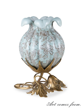 法式陶瓷花瓶摆件客厅插花轻奢高级感玄关餐桌阳台装饰摆件C1844