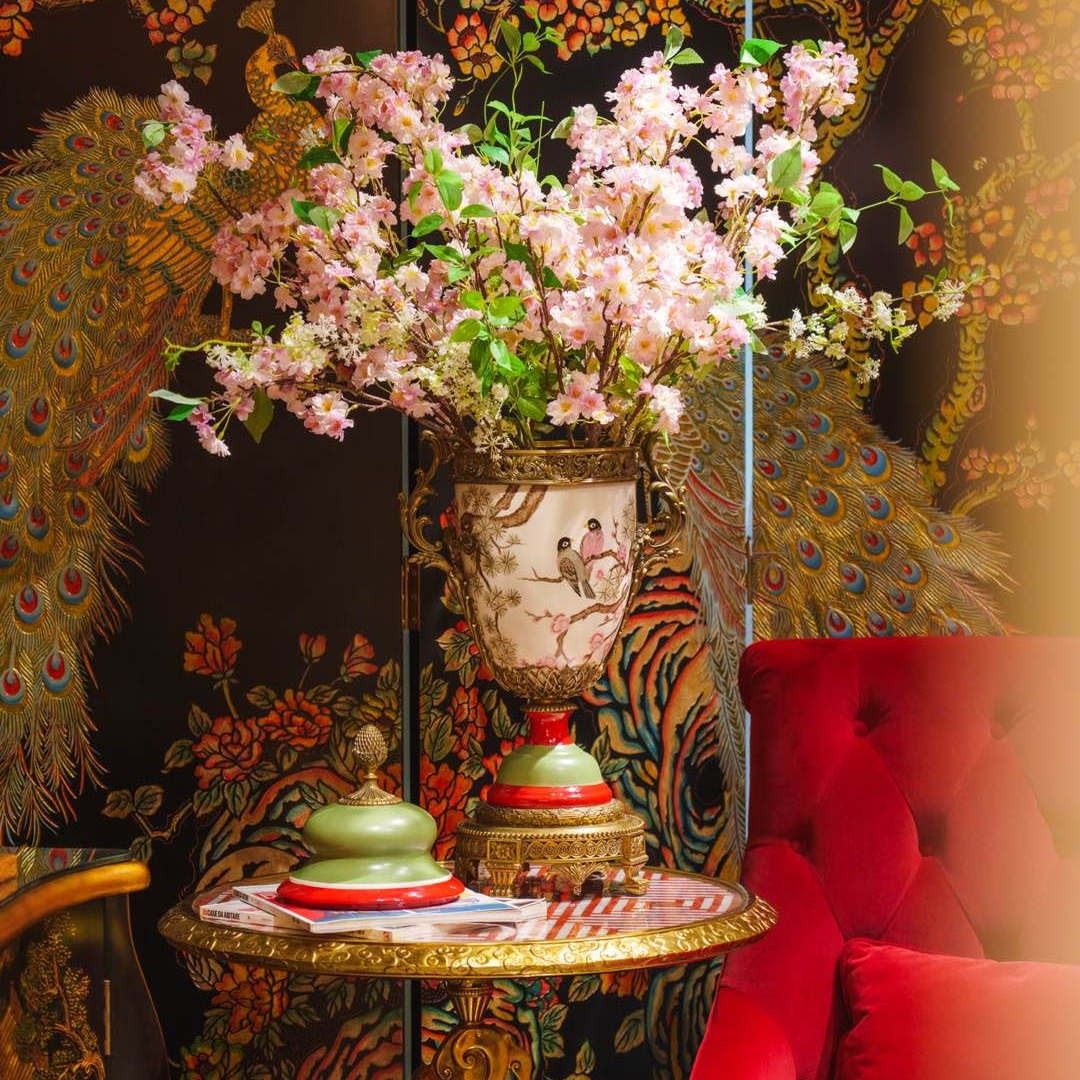 卡斯特兰美式家居饰品客厅玄关陶瓷家用插花花瓶果盘纸巾盒C1613,家居饰品,桌面摆件,淘宝优惠券,粉丝福利购,淘宝优惠卷