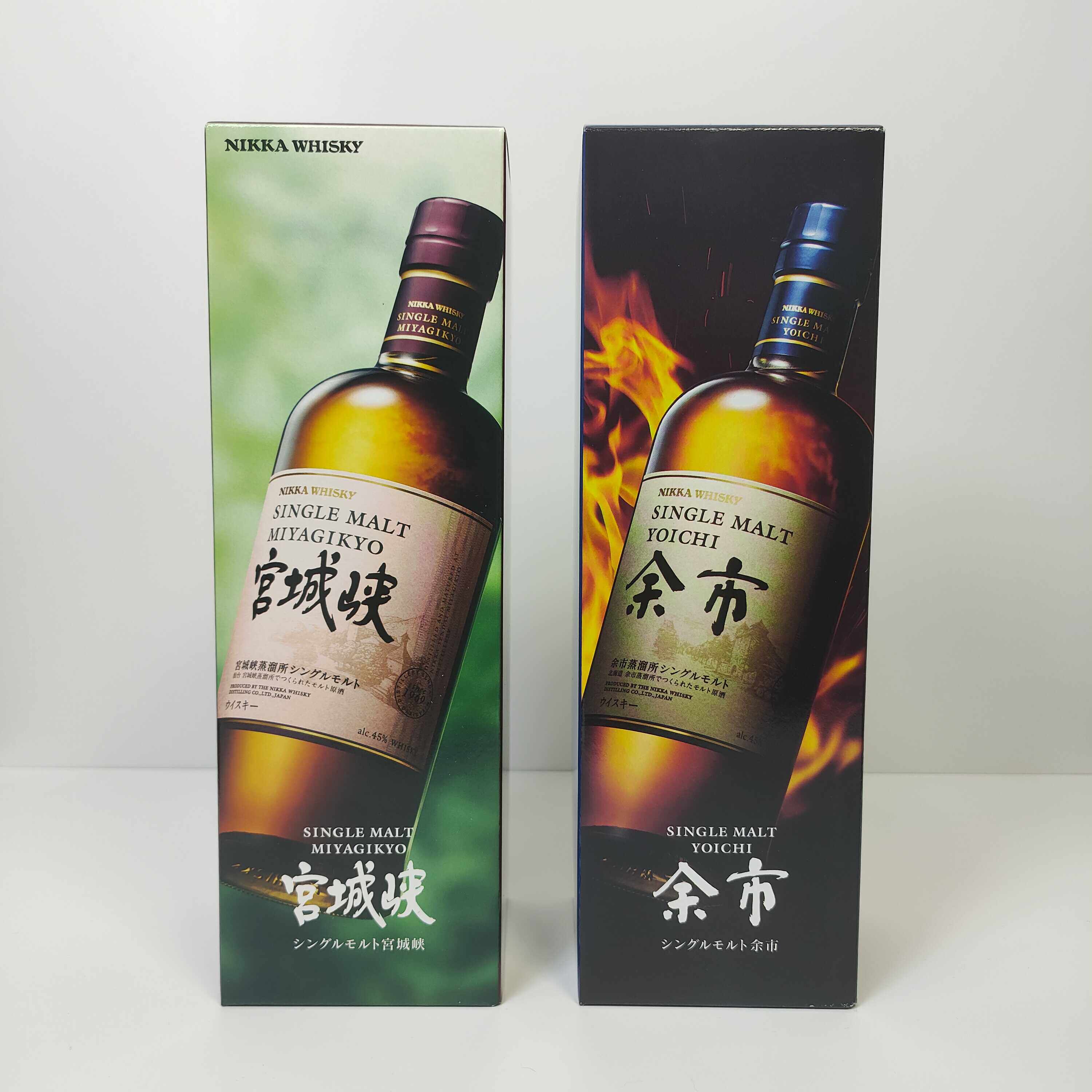 日文版本土余市宫城峡威士忌外包装酒盒 礼品盒 收藏盒 全新酒盒