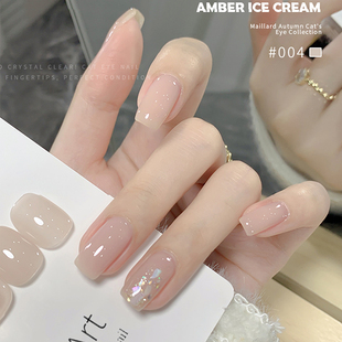 KaSi冰透色甲油胶2026年新款春夏果冻色烤灯专用美甲店指甲油裸色