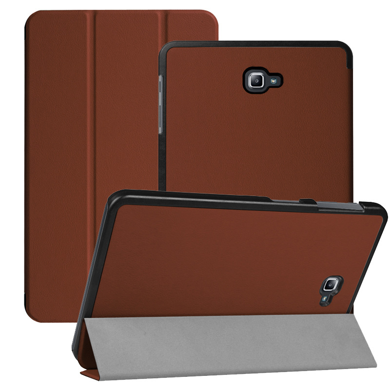 适用三星Tab A 10.1 2016 T580 T585三折平板皮套 P580翻盖保护套