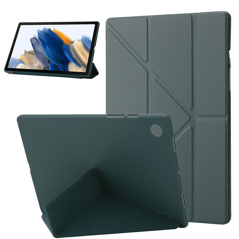 适用三星Tab A8 10.5 X200蜂窝变形平板皮套S7 S8Plus翻盖保护套