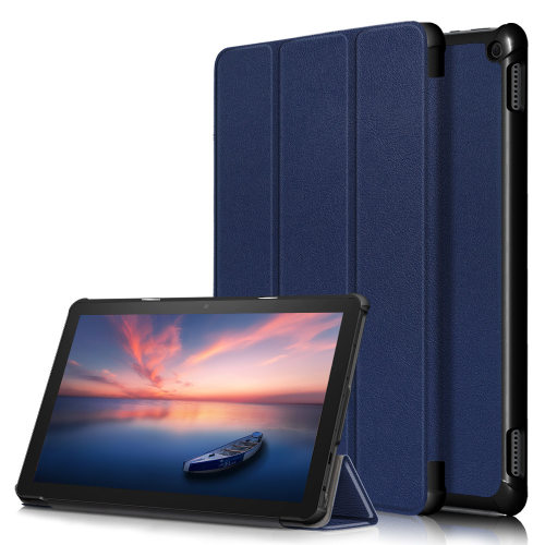 适用2021亚马逊kindle Fire HD 10 plus保护皮套三折保护壳防摔套