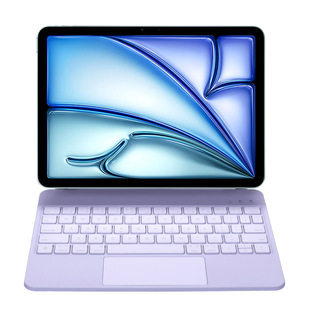 跨境新款适用iPad11 A16磁吸悬浮妙控iPadAir7蓝牙键盘背光Air13